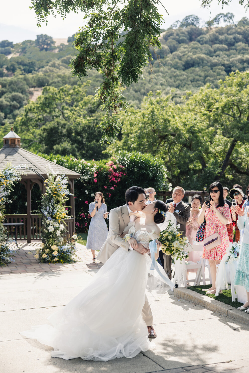 Elliston Vineyard wedding portrait