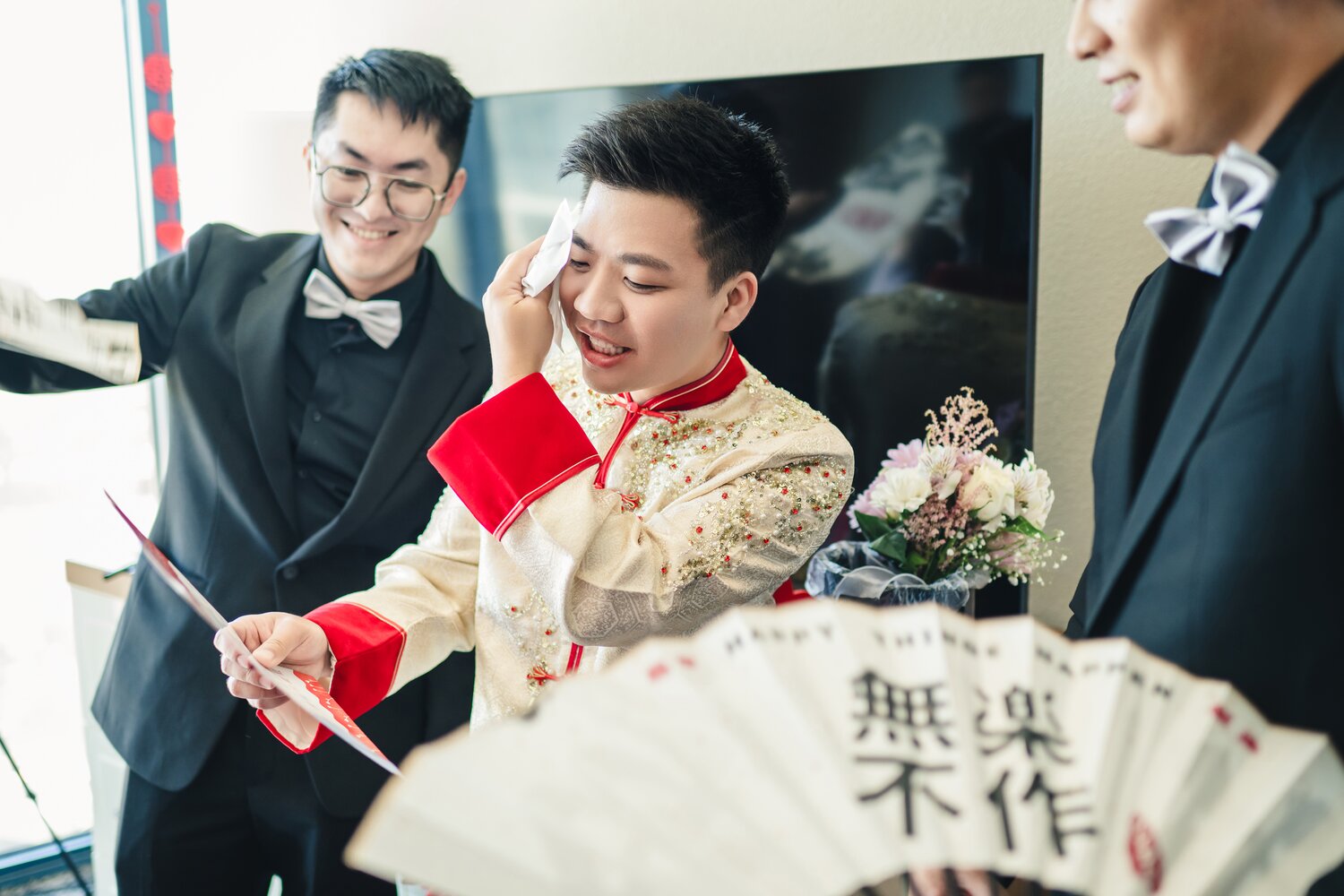 H. L. Peninsula wedding story photograph