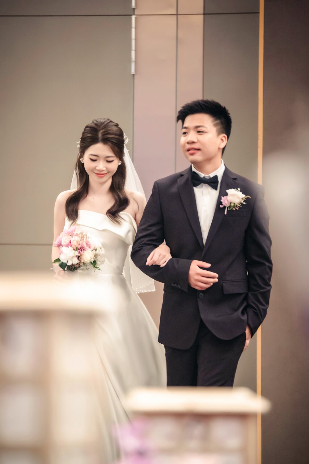 H. L. Peninsula wedding story photograph