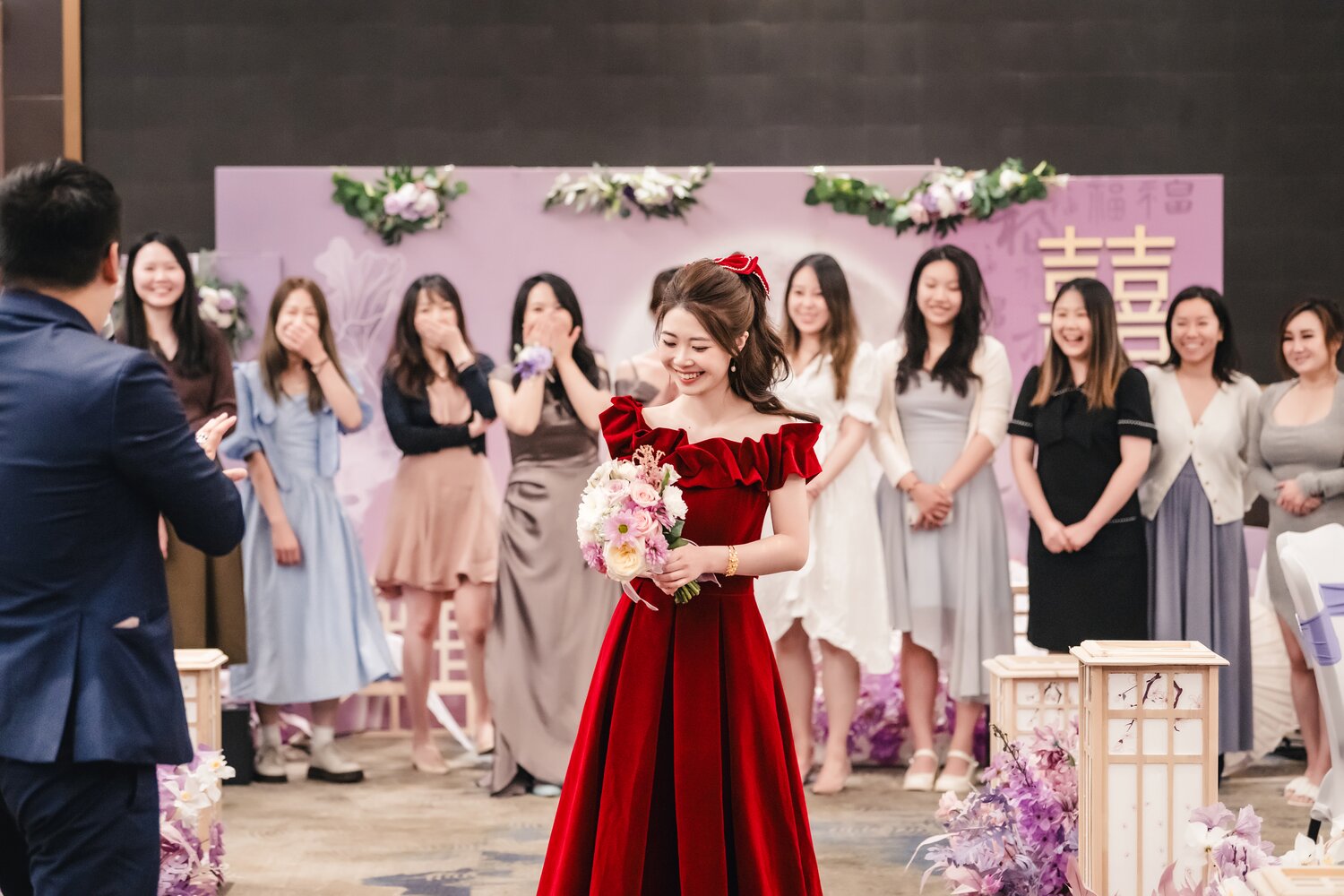 H. L. Peninsula wedding story photograph