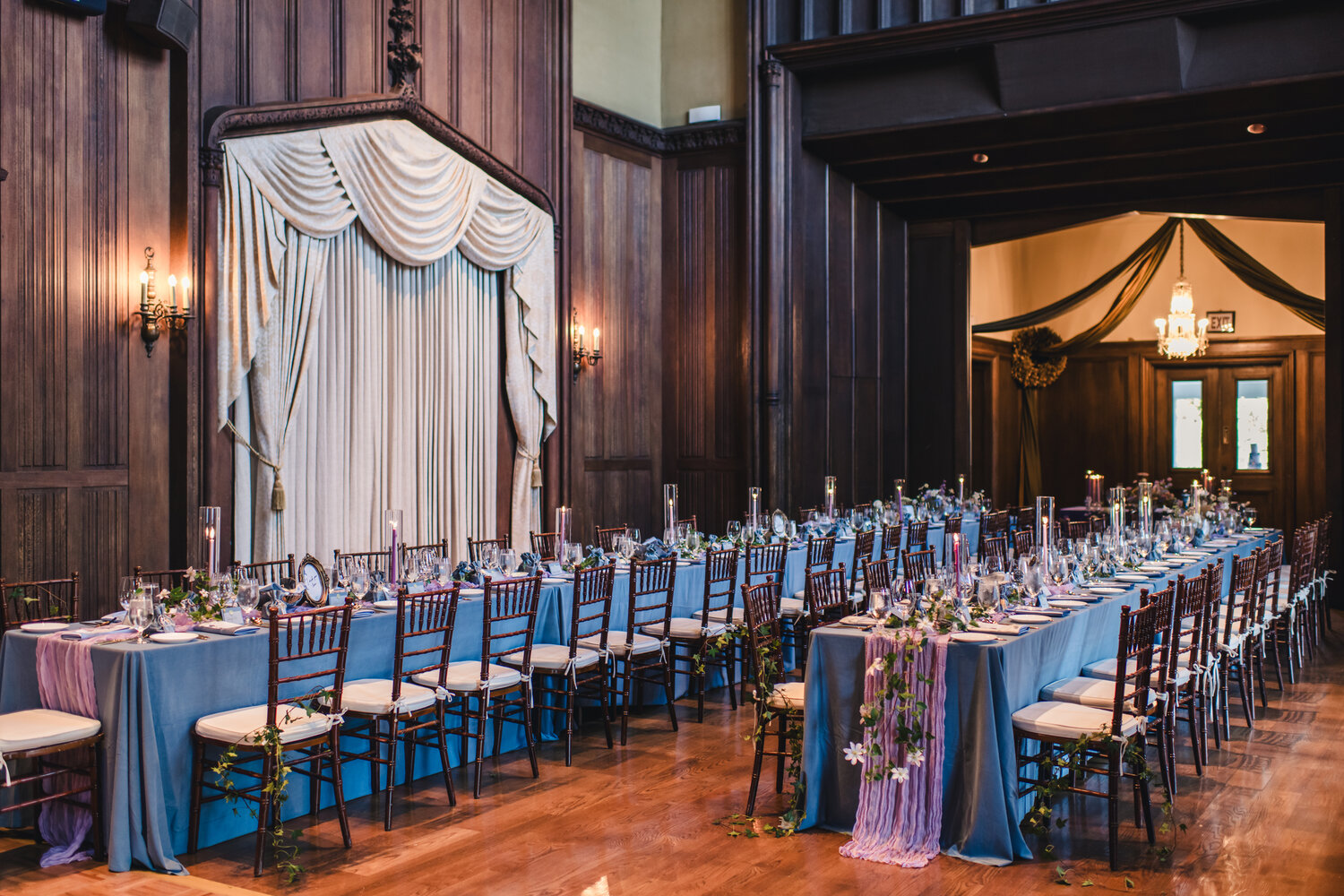 Reception room inside Kohl Mansion