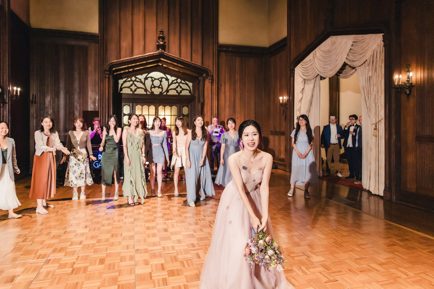 Bride entering the dance floor