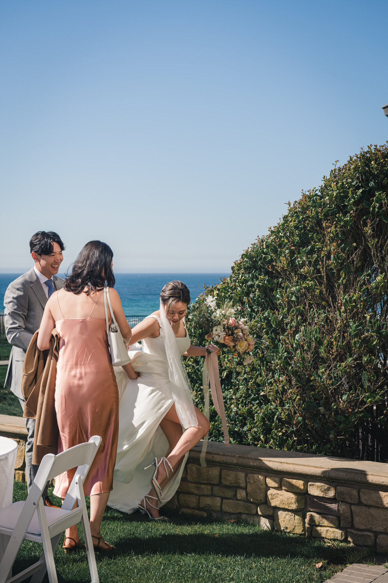 A quiet transition after the ceremony