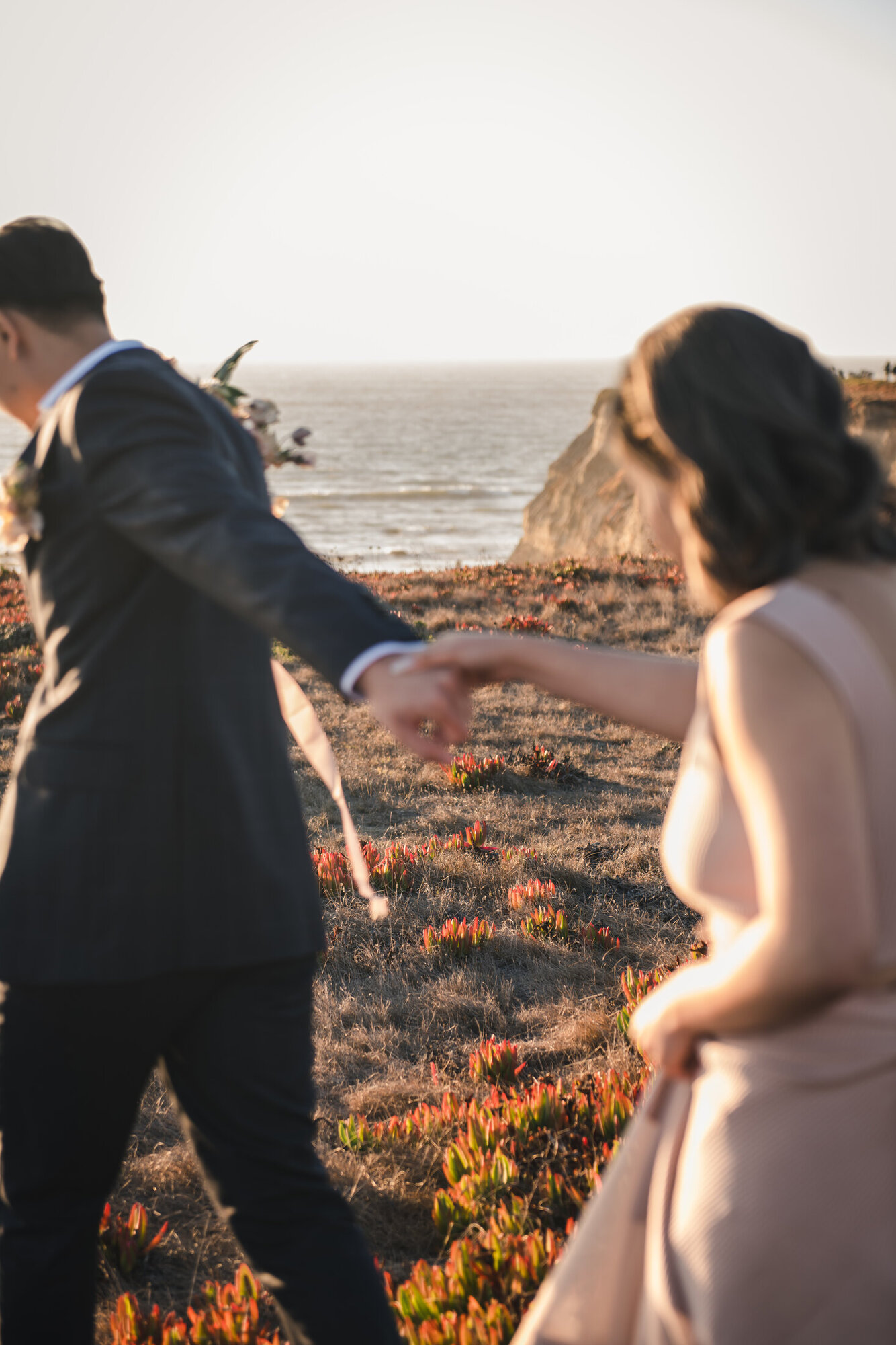 Hand held before sunset portraits
