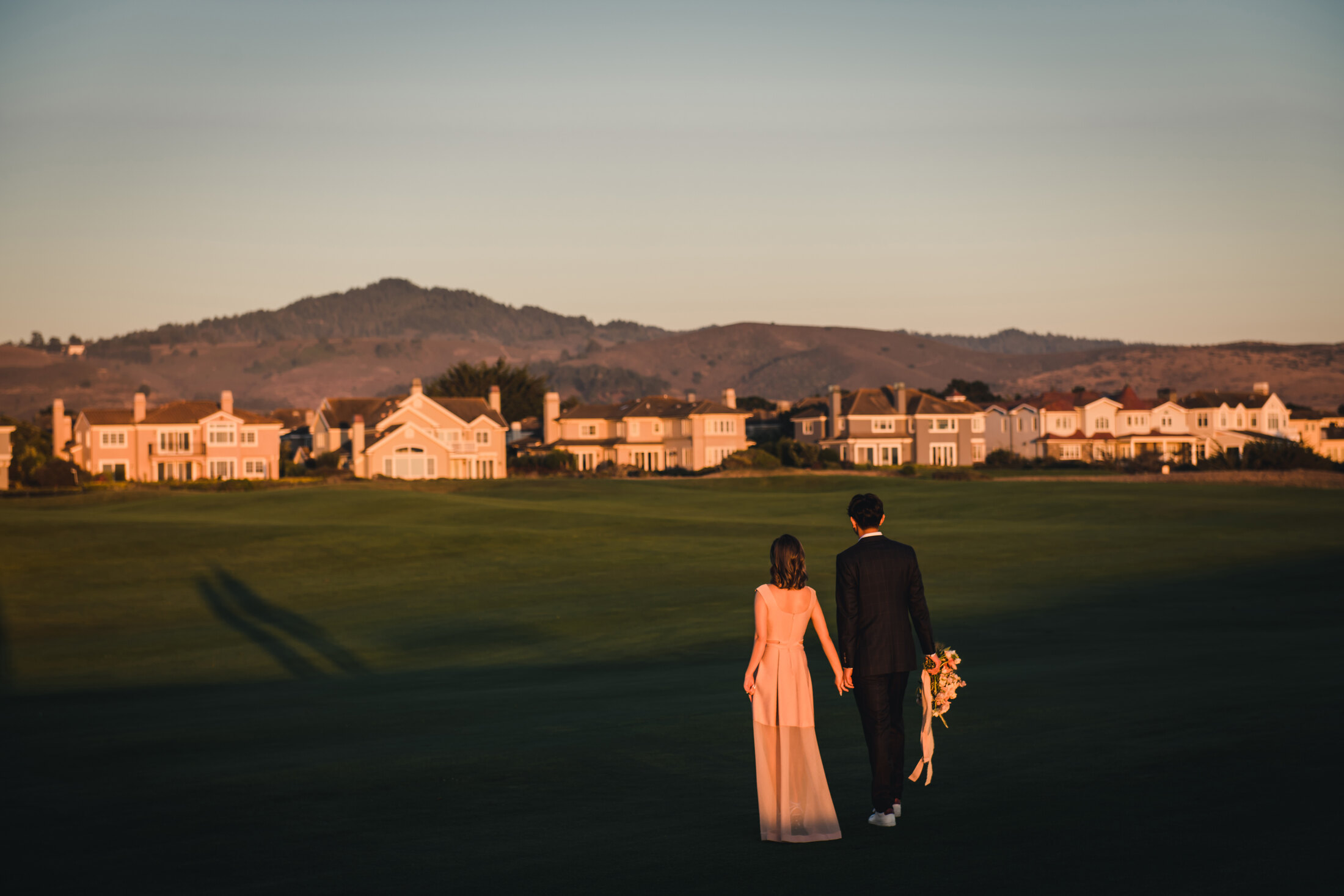 Ritz-Carlton Half Moon Bay at dusk