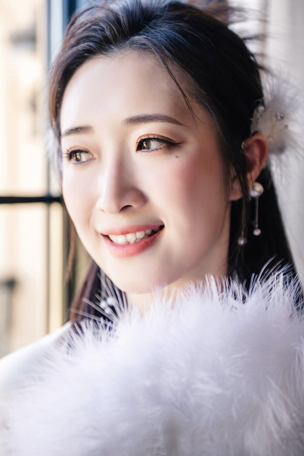 Soft bridal portrait