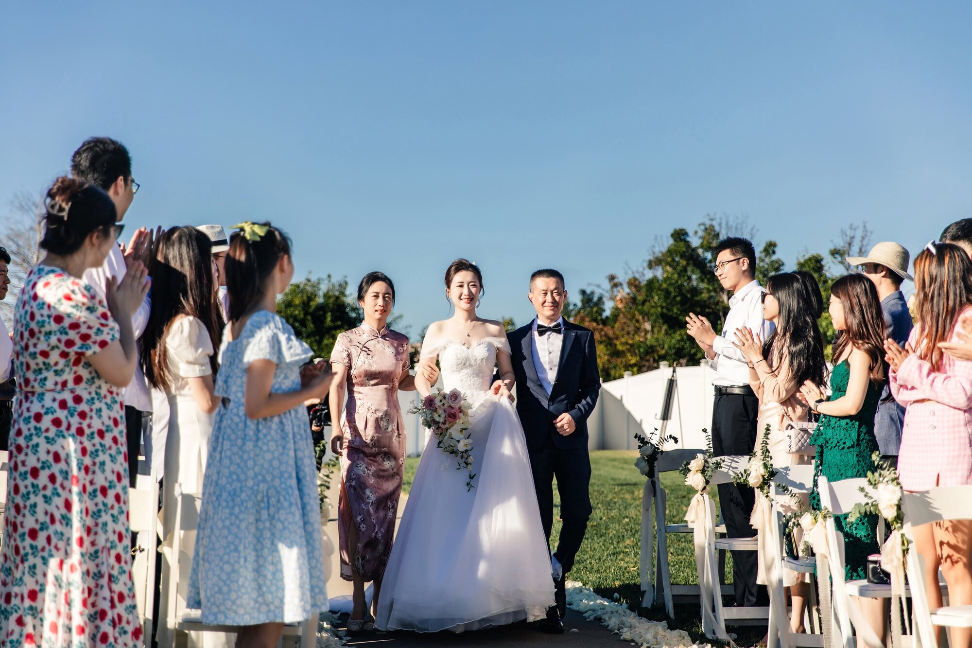 Wedding ceremony processional