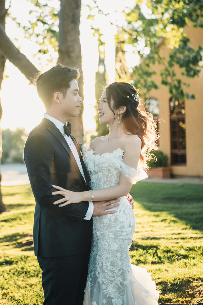 Golden hour couple portrait